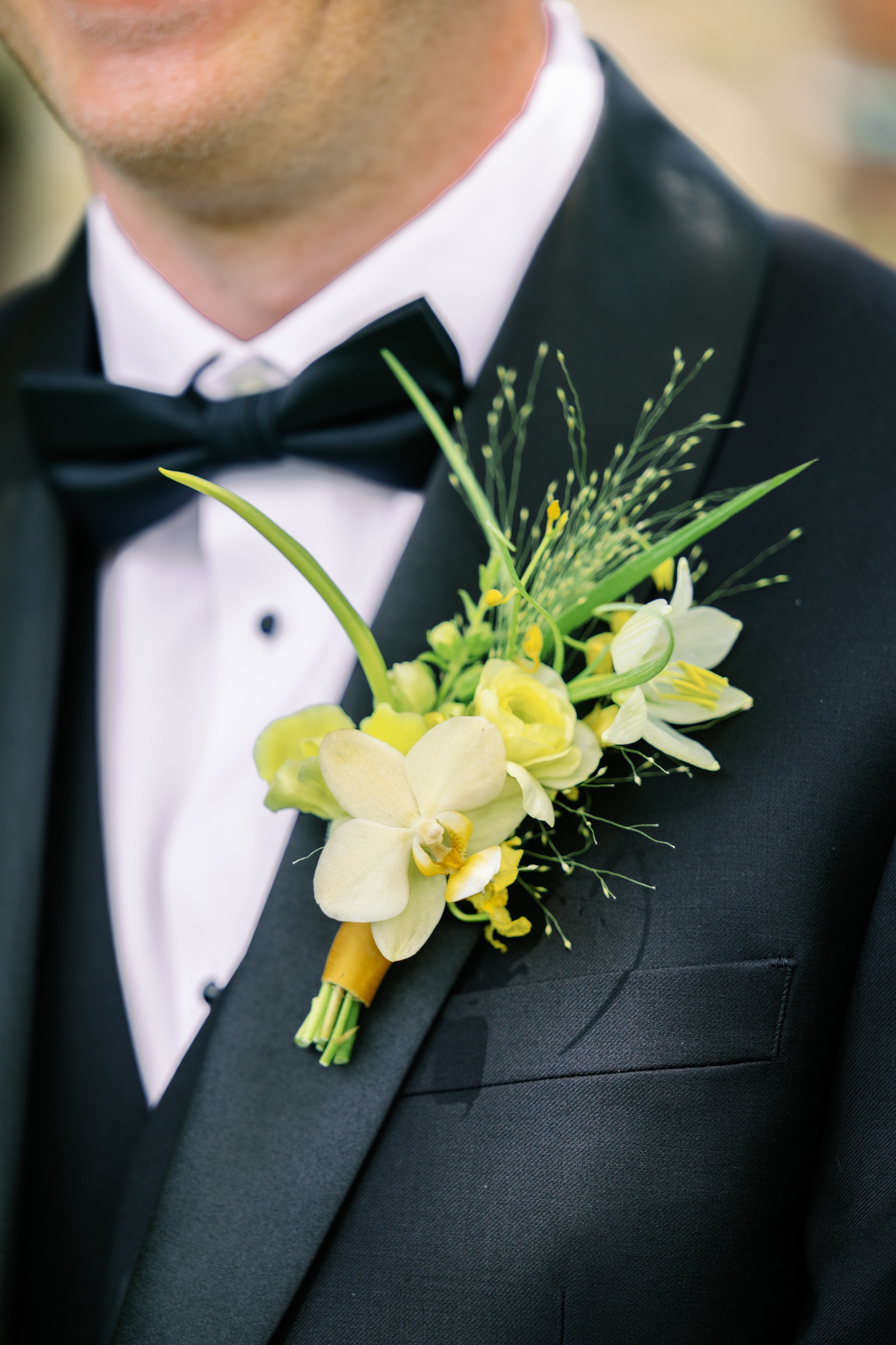 Kristy & Ryan wedding boutonniere