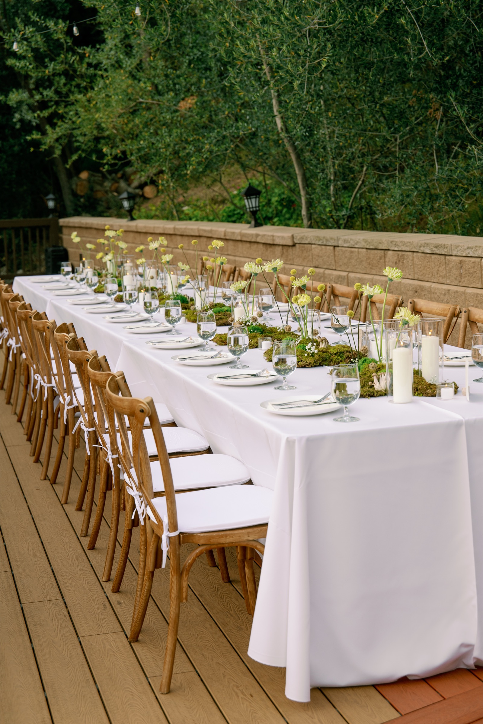 Kristy & Ryan reception long table